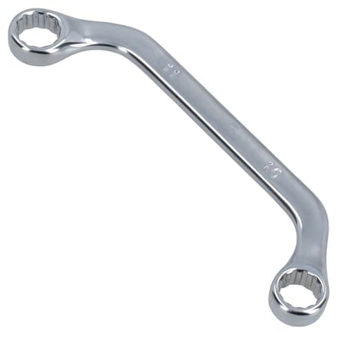 Image of AB Tools 10mm + 11mm Half Moon Ring C Obstruction Spanner Wrench 12 Sided Bi-hex