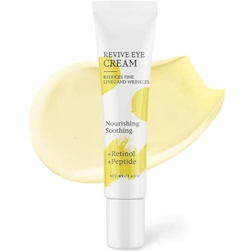 Image of Revive Eye Cream for Face and Neck, Anti Aging Retinol Eye Cream, Peptides Eye Creams for Dark Circles and Puffy Eyes,Reduces Wrinkles & Fine Lines,Moisturizing Firming Eyes Serum, Wrinkle Filler, 40g
