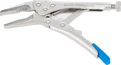 Image of BGS 506 | Locking Long Nose Grip Pliers | extra short | 125 mm