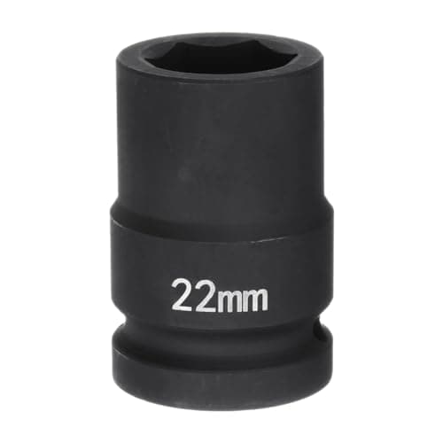 Image of sourcing map 6-Point Impact Socket 3/4" Drive 22mm Metric 40Cr Alloy Steel Spindle Axle Nut Impact Socket