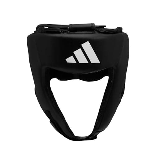 Image of Adidas IBA Style Training Head Guard Anti Slip, Adjustable, Cheek, Forehead, Chin Protection