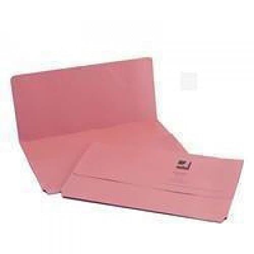 Image of Q-Connect Document Wallet Foolscap Pink (Pack of 50)