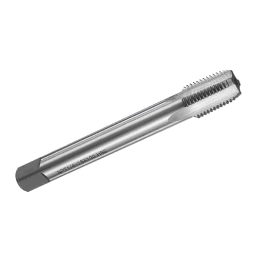 Image of sourcing map Straight Flute Thread Tap, NPT 1/4-18 Screw Threading Tapping Tool Thread Milling Machine Taps, 6542 High Speed Steel (HSS), 4" (100mm) Long
