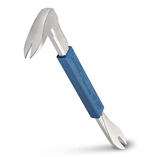 Image of ESTWING Pro Claw Nail Puller - 14" Pry Bar with Forged Steel Construction & No-Slip Cushion Grip - PC360G