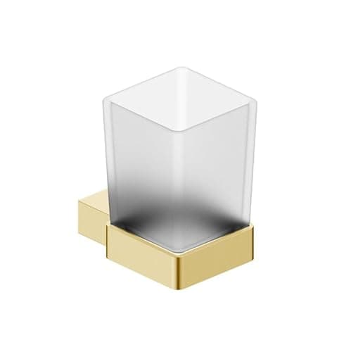 Image of Tumbler Holder with Brushed Brass Base