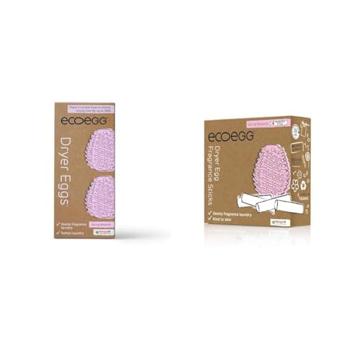 Image of Ecoegg Dryer Egg | Reduces Drying Time | Tumble Dryer Balls replacement & Dryer Egg Fragrance Sticks| Refills | Reduces Drying Time | Tumble Dryer Balls replacement