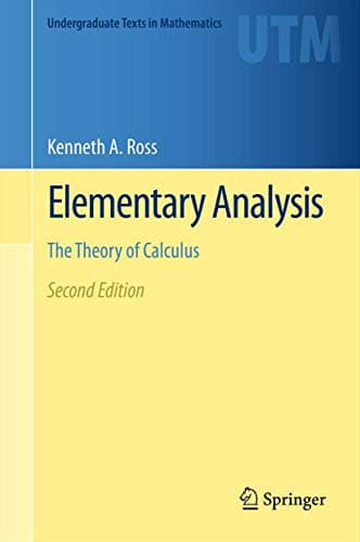 Image of Elementary Analysis: The Theory of Calculus (Undergraduate Texts in Mathematics)