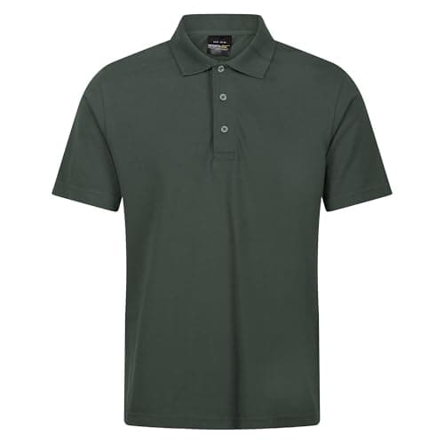 Image of Regatta Professional Mens Pro 65/35 Short Sleeve Polo t Shirt Base Layer Dark Green