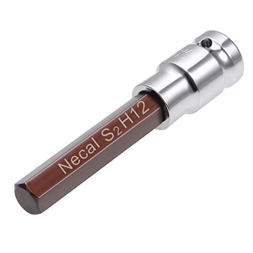 Image of sourcing map 1/2" Drive x 12mm Long Hex Bit Socket, Metric, S2 & Cr-V Steel