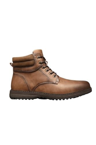 Image of IVACHY Mens Boots Wide fit E Winter Zip Closure combat style lace up insulated warm lining interior UK Size 7 to 12