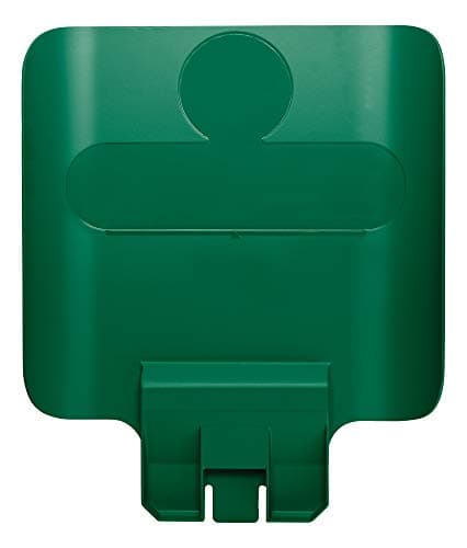 Image of Rubbermaid Commercial Products Slim Jim Recycling Station Billboard Green 2007908