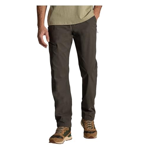 Image of Craghoppers Mens Trousers Kiwi Pro III Walking, Dark Khaki, 30W Short EU
