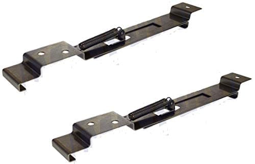 Image of Maypole 2 x LARGE SQUARE SPRING NUMBER PLATE HOLDER LARGE TRAILER CARAVAN MP3415B