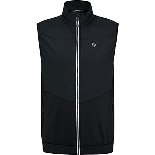 Image of Ziener Men's Nauri Primaloft Functional Hybrid Vest Mountain Sports Padded Windproof, Black, 50 (EU)