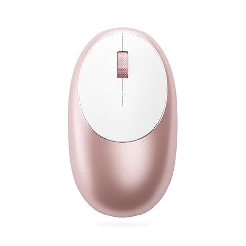 Image of Satechi M1 Wireless Bluetooth Mouse, USB-C Rechargeable, 1200 DPI, Compact & Portable for MacBook Air & Pro M5 M4, iPad Air & Pro M5 M4 M3, iPad Mini, Mac Mini, iMac & Windows - Rose Gold