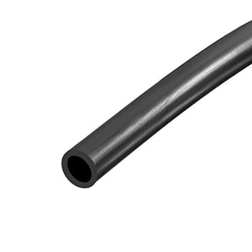Image of sourcing map Lubricating Oil Hose 6mm(1/4") ID x 9mm OD 3.3ft Water Tube Black Rubber Hose