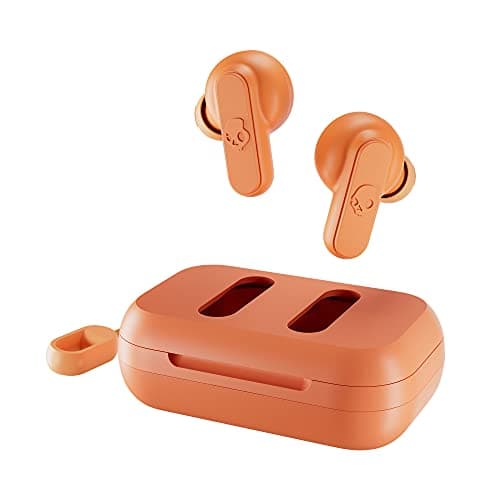 Image of Skullcandy Dime in-Ear Wireless Earbuds, 12 Hr Battery, Microphone, Works with iPhone Android and Bluetooth Devices - Golden Orange