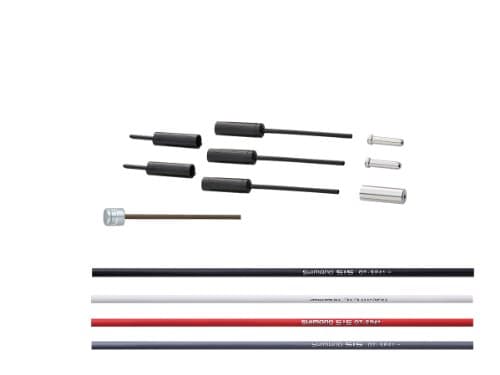 Image of Shimano Y63Z98910 Shift Cable Set Road Polymer Coated Black