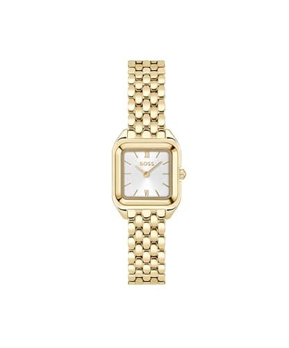 Image of BOSS Two Hand Quartz Movement Watch for Women MAE Petite Collection with Light Yellow Gold Stainless Steel Bracelet - 1502823