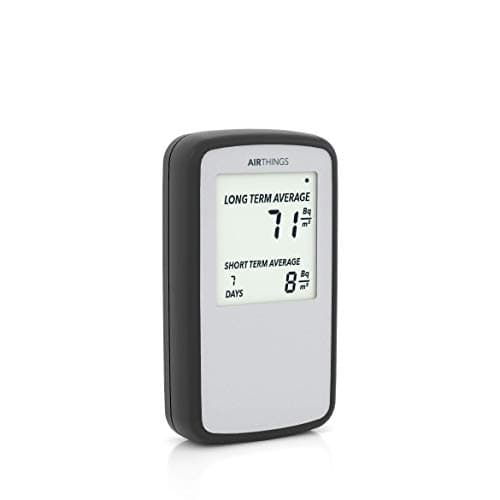Image of Airthings Corentium Home Radon Detector - 224 Portable, Lightweight, Easy-to-Use, (3) AAA Battery Operated, Intl Version, Bq/m