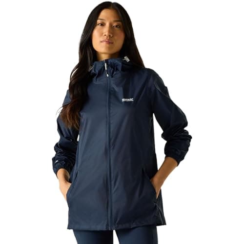 Image of Regatta Womens Pack-It III Jacket Waterproof Pack Away Hiking Walking Coat 28 Black