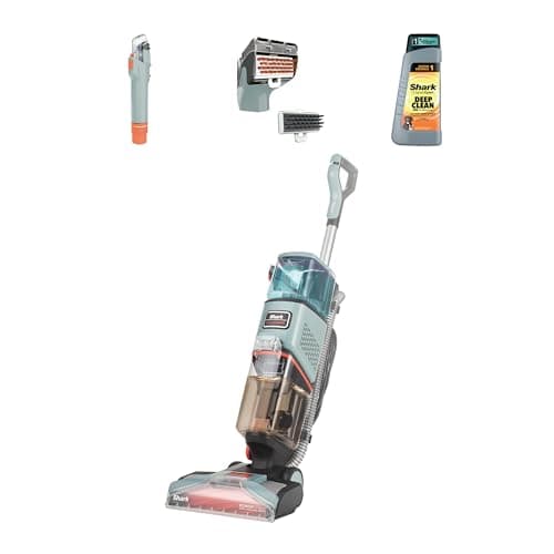 Image of Shark CarpetXpert Deep Clean Carpet Cleaner with Built-In Stain & Spot Remover, 3 Tools & Full-Size Formula, Removes Dirt & Grime, Fast Drying, Lightweight & Portable, 2.3L. 960W, Grey, EX150UKCP