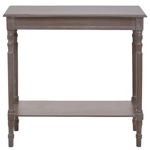 Image of Premier Housewares Heritage Winter Melody Console Table, Wood, Natural/Washed Oak