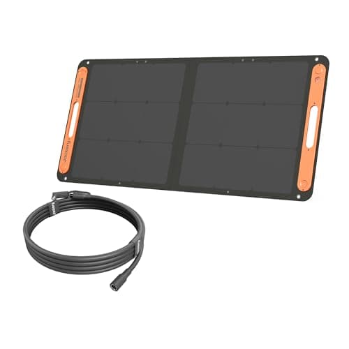 Image of Jackery SolarSaga 100W Portable Solar Panel + 5M Extension Cable for Explorer 240v2/500v2/1000v2 Power Station