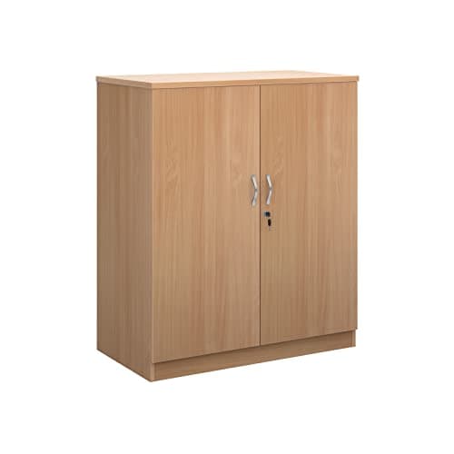 Image of Mr Office Systems double door cupboard - 1200mm high, Beech