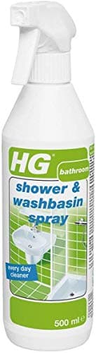 Image of 2 X Shower & Washbasin Spray 500 ml – is a Bathroom Cleaner for The Quick Removal of Minor limescale, Skin Grease and soap Residue