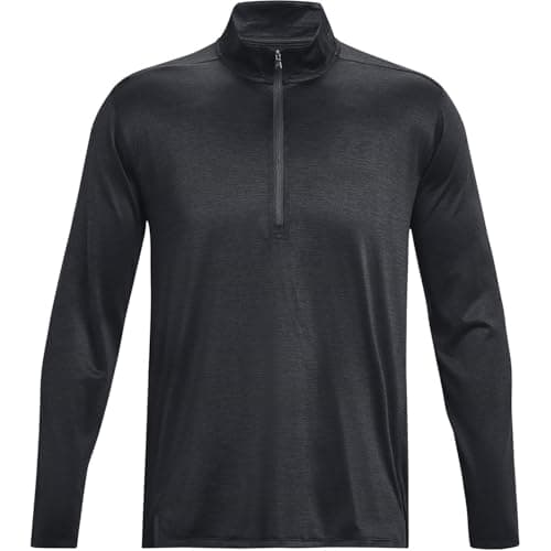 Image of Under Armour Mens Tech Vent Half Zip Fleece Top Black M