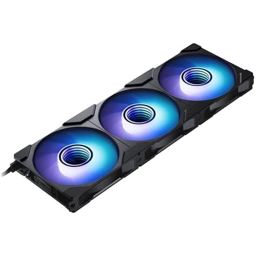 Image of PHANTEKS M25 Gen2 PC Fan 120mm RGB 3-Pack – Reverse Blade Gaming PC Fan Black | PWM Fan - up to 2,000 RPM - Modular System - High Airflow - Low Vibration - Quiet