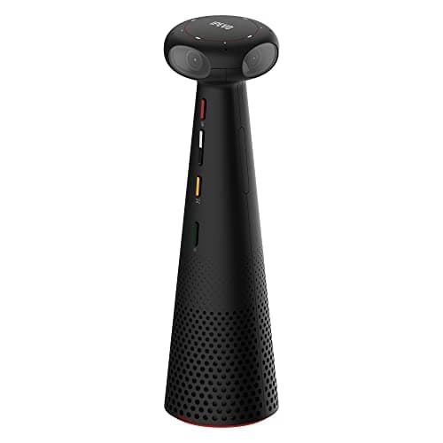 Image of Ipevo TOTEM 360 Immersive Conference Camera + Speakerphone, for Conferencing, Video Calls, Online Meetings, Hybrid Work, Meeting Rooms, and Lectures
