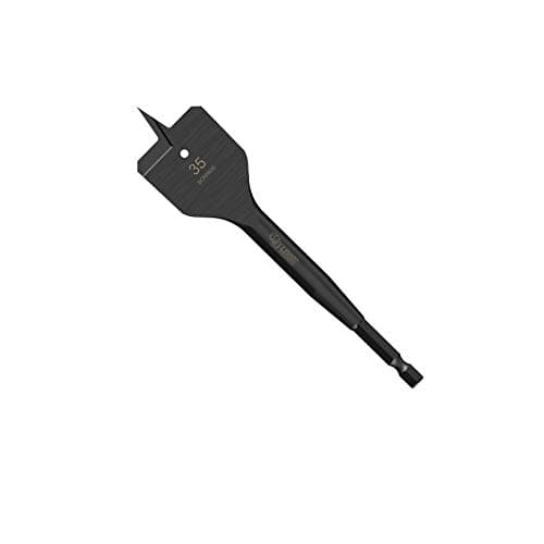 Image of 1 x SabreCut SCRIW35_1 35mm x 152mm Impact Rated Flat Wood Spade Bit for Softwood Hardwood Chipboard