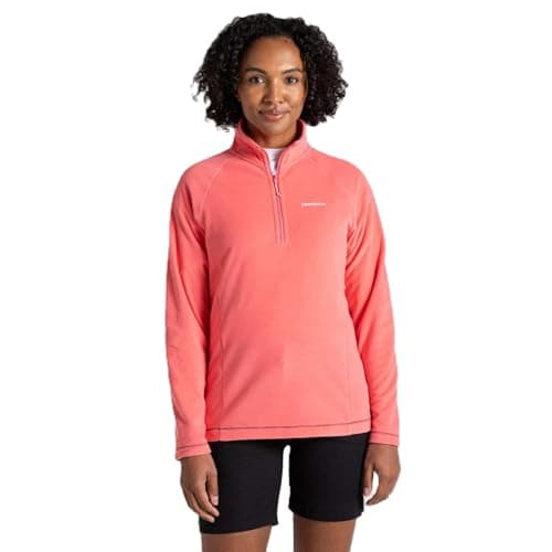 Image of Craghoppers Womens Miska Vi Half Zip Fleece, Pink, 16 EU