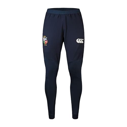 Image of British & Irish Lions Canterbury Men's Official Canterbury Drill Tracksuit Bottoms | Rugby Trousers | Breathable, Dark Sapphire, M