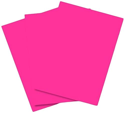 Image of House of Card & Paper A4 80 GSM Coloured Paper - Bright Pink (Pack of 50 Sheets), HCP58