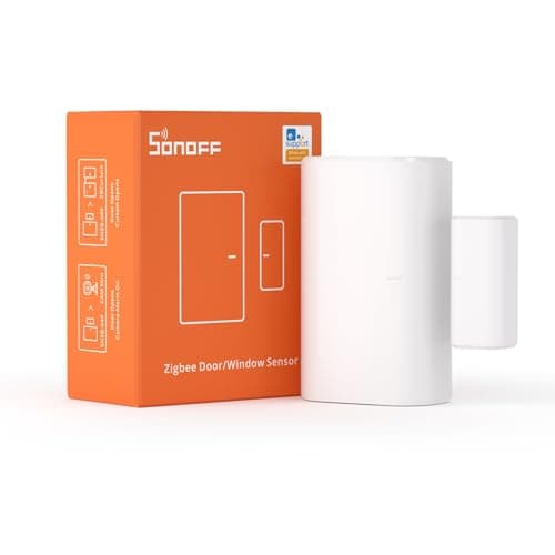 Image of SONOFF SNZB-04P Zigbee Door Window Sensor, Send Alert to Your Smartphone for Home Security, Compatible with Alexa/Google Home, SONOFF Zigbee Bridge Required, Batteries Included