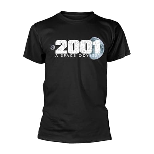 Image of 2001: A Space Odyssey Moon Official Tee T-Shirt Mens Unisex (Small) Black