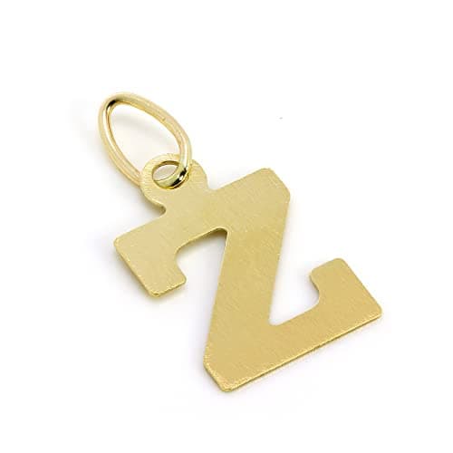 Image of jewellerybox Lightweight 9ct Gold Initial Letter J Charm