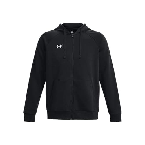 Image of Under Armour Men's UA Rival Fleece FZ Hoodie Shirt Black
