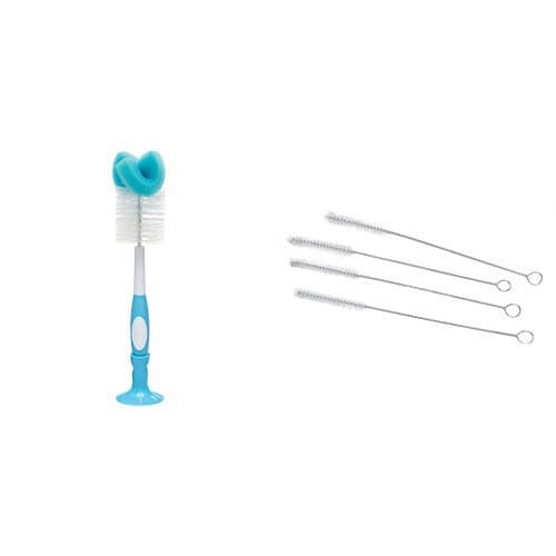 Image of Dr Browns Bottle and Teat Brush plus Small Vent Brushes (Pack of 4)