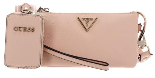 Image of GUESS cross body bag Latona Mini Tri Compartment Top Zip Light Peach salmon