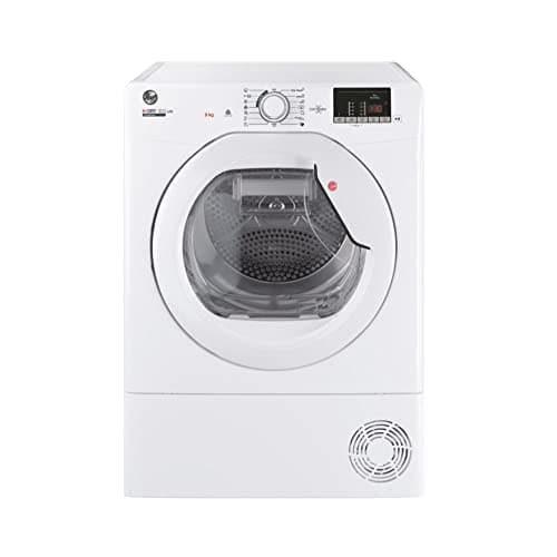 Image of Hoover H-DRY 300 HLEC9DE 9KG Freestanding White Condenser Tumble Dryer with Indoor Water Container