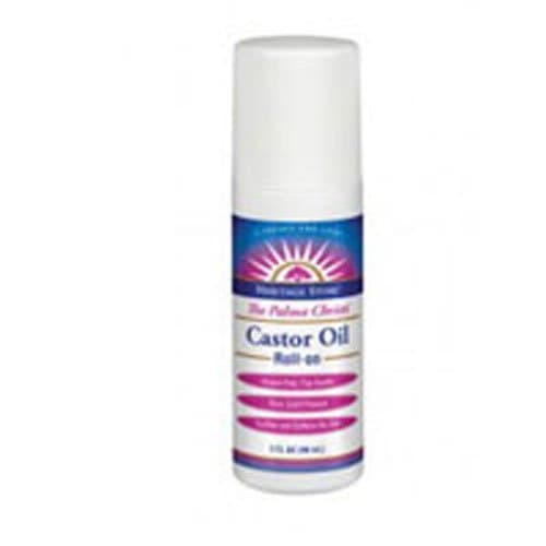 Image of Heritage Products The Palma Christi Castor Oil Roll-On - 3 Fl Oz
