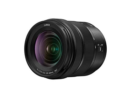 Image of Panasonic LUMIX S-R2060E Lens (20-60 mm, F3.5-5.6, Filter Size 67 mm, Dust, Splash and Cold Protection) Black