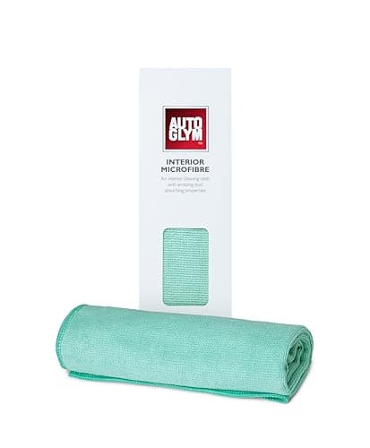 Image of Autoglym Hi-Tech Interior Microfibre Cleaning Cloth, For Interior Car Cleaning, Dusting & Glass Care, 40 x 40cm