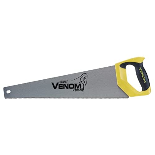 Image of Draper 82197 Venom Second Fix Venom Double Ground 12PPI Handsaw, 550 mm Blade Length