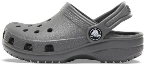 Image of Crocs Unisex Kids Classic Clog T Clog, Slate Grey, 7 UK Child