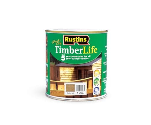 Image of Rustins TLMO1000 1L Timberlife Medium Oak, Brown